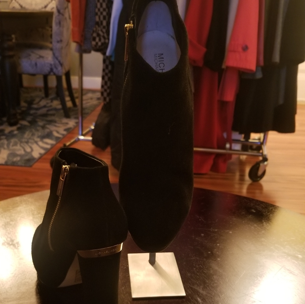 Michael Kors Black Suede Bootie